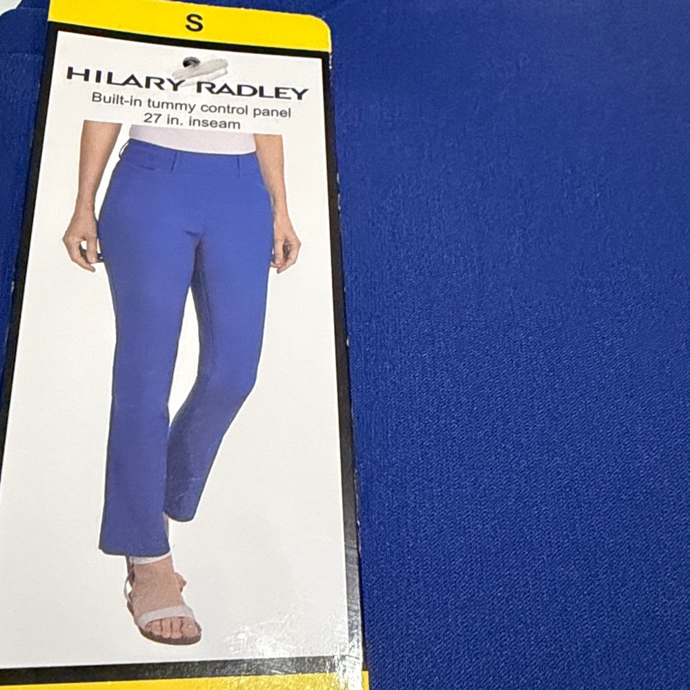Hilary Radley Built -In Tummy Control Pull On Pants S, NWT